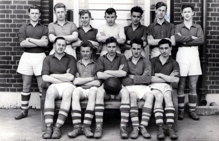 Bob, football team (Robert Herbert Hall - back row, second from left)