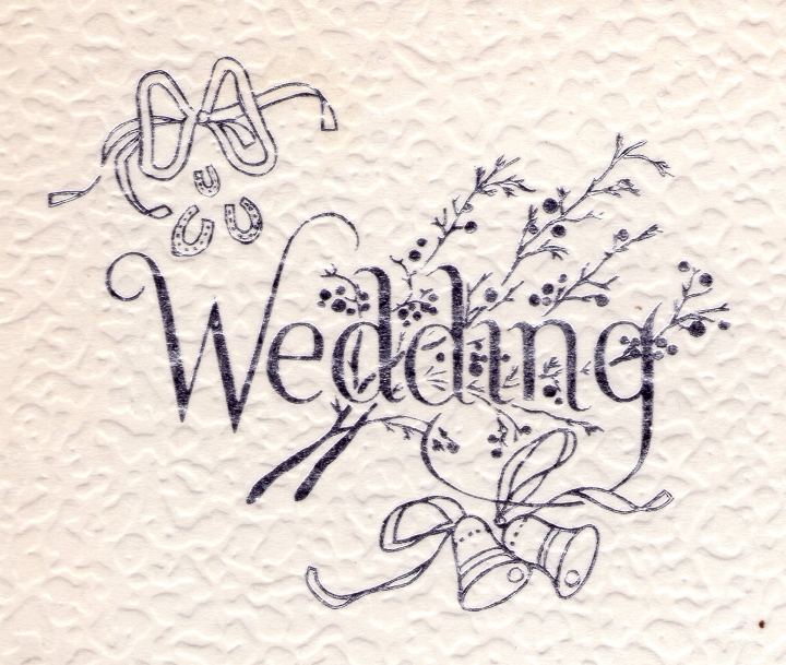 Cover of Lynne Katherine Saville and William G Spicers' Wedding Order of Service