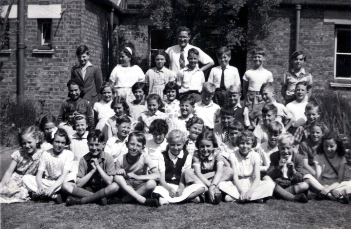 Tony (top left) at school