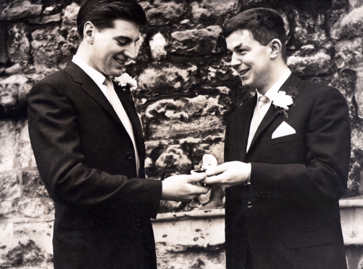 Tony with his Best Man (Mr Roger Hilton)?