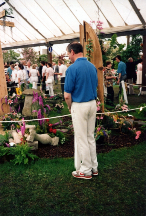 Tony at the Chelsea Flower Show