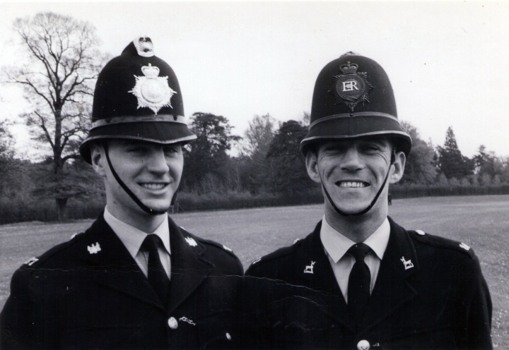 Tony with Unknown at the Police College in Hendon