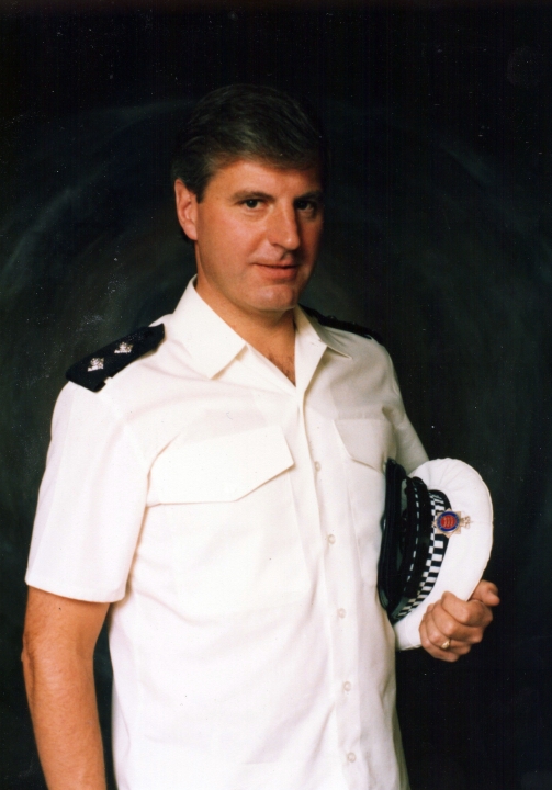 Tony in Police Uniform