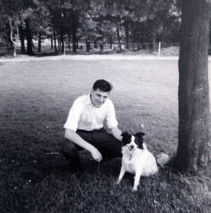 Tony with Dog (Name?)